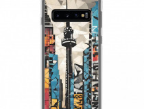 Husa telefon Mosaic Metropolis Clear Samsung Galaxy S10