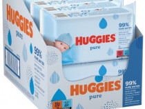 Servetele umede Huggies Pure, 10 pachete x 56, 560 buc