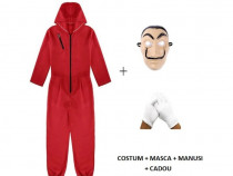 Costum masca 4in1 Casa del Papel Money Heist Fabrica de bani Halloween