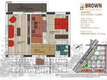 Apartament 2 Camere Decomandat Mobilat si Utilat 57MP