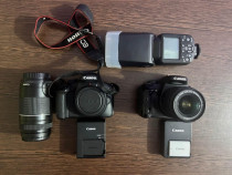 Canon EOS 4000D, Canon EOS 1000D & Blitz Bresser BR988