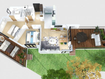3 camere cu gradina Ultracentral - Mosilor