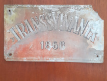 Placuta Transsylvania 1868