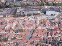 Teren de vanzare 450 mp cu 38 m deschidere in Sibiu Orasul d