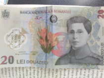 Bancnotă de 20 ron în stare excelentă