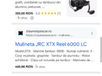 Mulinete jrc xtx 6000 lc