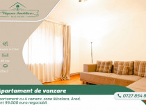 Apartament cu 4 Camere, Zona Micalaca, Arad.