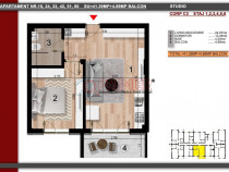 10 minute Metrou Berceni - 2 camere Open Space - 57798 Euro