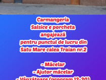 Carmangeria Salsice e porcheta angajează personal