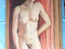 Tablou pictura ulei "Nud"