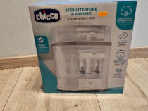 Sterilizator electric cu aburi Chicco 3 in 1 Steril Natural, 0luni+