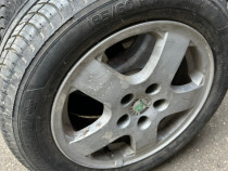 Set jante aluminiu Skoda Fabia cu cauciucuri de vară