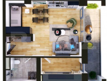 Apartament de vanzare, 1 camere, 40 mp, zona Torontalului