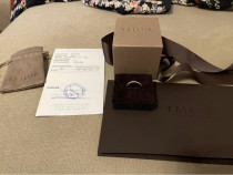 Inel TEILOR aur alb de 14K cu diamante de 0.17ct