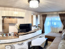 Apartament 3 camere, parter înalt, complet mobilat și util