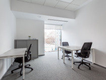 Spațiu de birou frumos proiectat pentru 2 persoane în Spaces Unirii