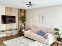 Apartament cu 2 camere, 51 mp, mobilat & utilat premium, zon