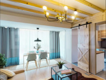 Apartament 2 camere, decomandat + grădină 80 mp, Tractoru
