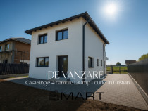 Casă individuală la stadiul de alb &ndash; Cristian, cartier n