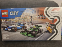 LEGO® City - Grila de start F1® cu masini de curse VCARB