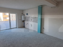 Apartament cu 2 camere, semifinisat, bloc nou, etaj 1/4, par