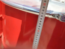 Butoi metalic 200L cu capac si sistem de inchidere etanş