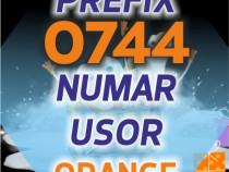 Numar Prefix Vechi Orange - 0744.22x.554 usor aur gold numere cartela