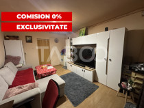 Garsoniera mobilata si utilata la etaj 2 zona Broscarie Sibi