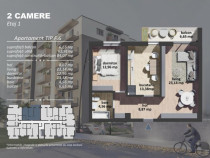 Apartament 2 camere de vanzare zona Postalionului