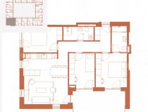 Comision 0! River by Hexagon - apartament 4 camere, 86 mp, t