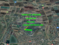 Teren cu potențial de v&acirc;nzare 46,600mp l&acirc;ngă intravil...
