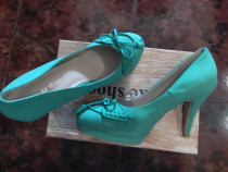 Pantofi turquoise nr.39, NOI