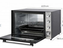 Cuptor electric Kumtel LX-9645FA Pizza & Rotisor XXL, 70 litri, 2500 W