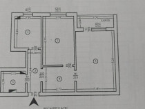 P.F Apartament 2 camere decomandat 54mp Dacia