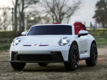 Masinuta electrica pentru 2 copii Porsche 911 GT3 320W, 24V 14Ah White