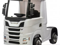 Camion electric pt. copii SCANIA R-SERIES 4x45W 12V 14Ah White