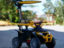 ATV electric cu maner 4 in 1, Kinderauto Hercules 35W 6V, RC #yellow