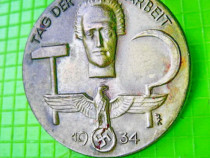 8518-Insigna Ziua Muncii 1934-3 lea Reich- Tag der Arbeit.