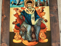 Sfântul Ierarh Spiridon al Timitundei, icoană tradițională 