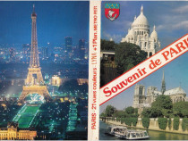 20 CP - Pliant Souvenir de PARIS
