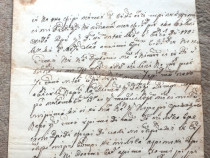 Document in chirilica de la 1833
