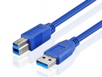 Cablu pentru imprimanta 3.0, USB tata - USB B tata