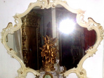 Oglinda vintage antic,baroc venetian shabby rococo,lemn