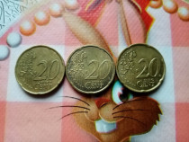 Monede Vechi de 20 euro cenți Rare