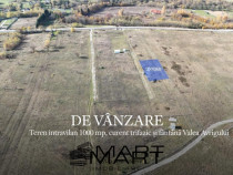 Teren 1000 mp, curent trifazic si fantana Valea Avrigului