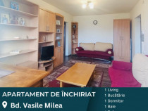 Apartament 2 camere de închiriat, bulevard G-ral Vasile Mil