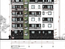 Apartament 2 camere semifinisat, 43 mp, terasa 85 mp, parcar