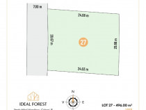 LOT DE VANZARE cu deschidere la padurea Snagov