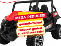 Masinuta Electrica Copii 2-8 Ani Speed S2588 180W 4x4,2 locuri Rosu