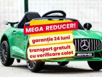 Masinuta Electrica Copii 1-4 Ani Mercedes GTR AMG , Roti Moi Verde